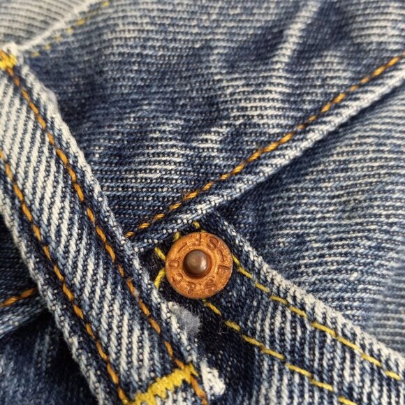 Levi's Jeans Men's Size 38x32 Tapered Leg 550 Denim Relaxed Fit Blue Work Pants - Picture 12 of 16